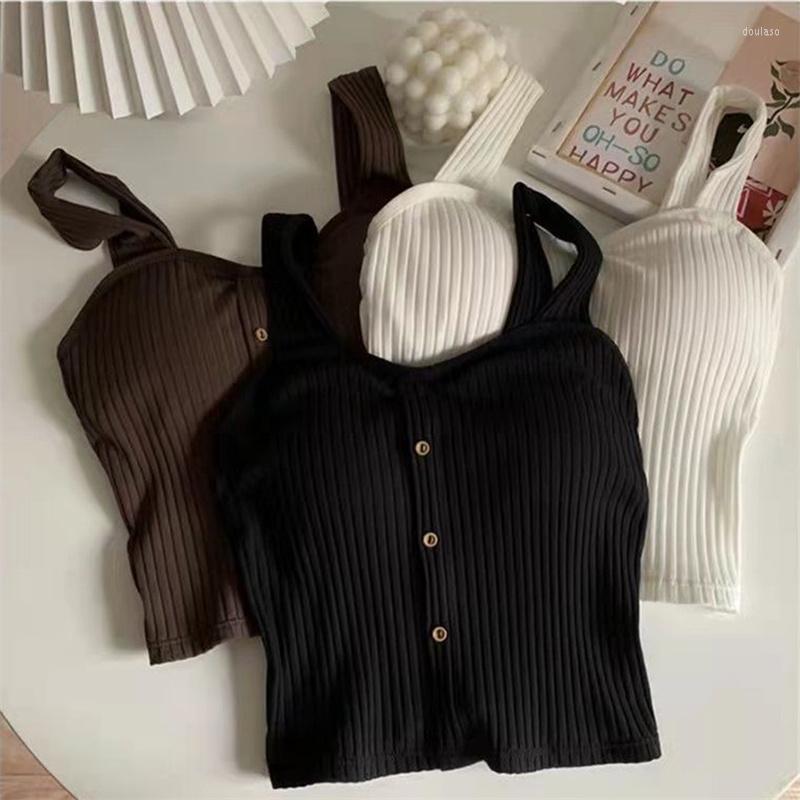 Women's Tanks Women Summer Elastic Tank Top Crop Camisole Sleeveless T Shirt Spaghetti Vest Knitted Camis Female Tops White Black
Women's Tanks Women Summer Elastic Tank Top Crop Camisole Sleeveless T Shirt Spaghetti Vest Knitted Camis Female Tops White Black