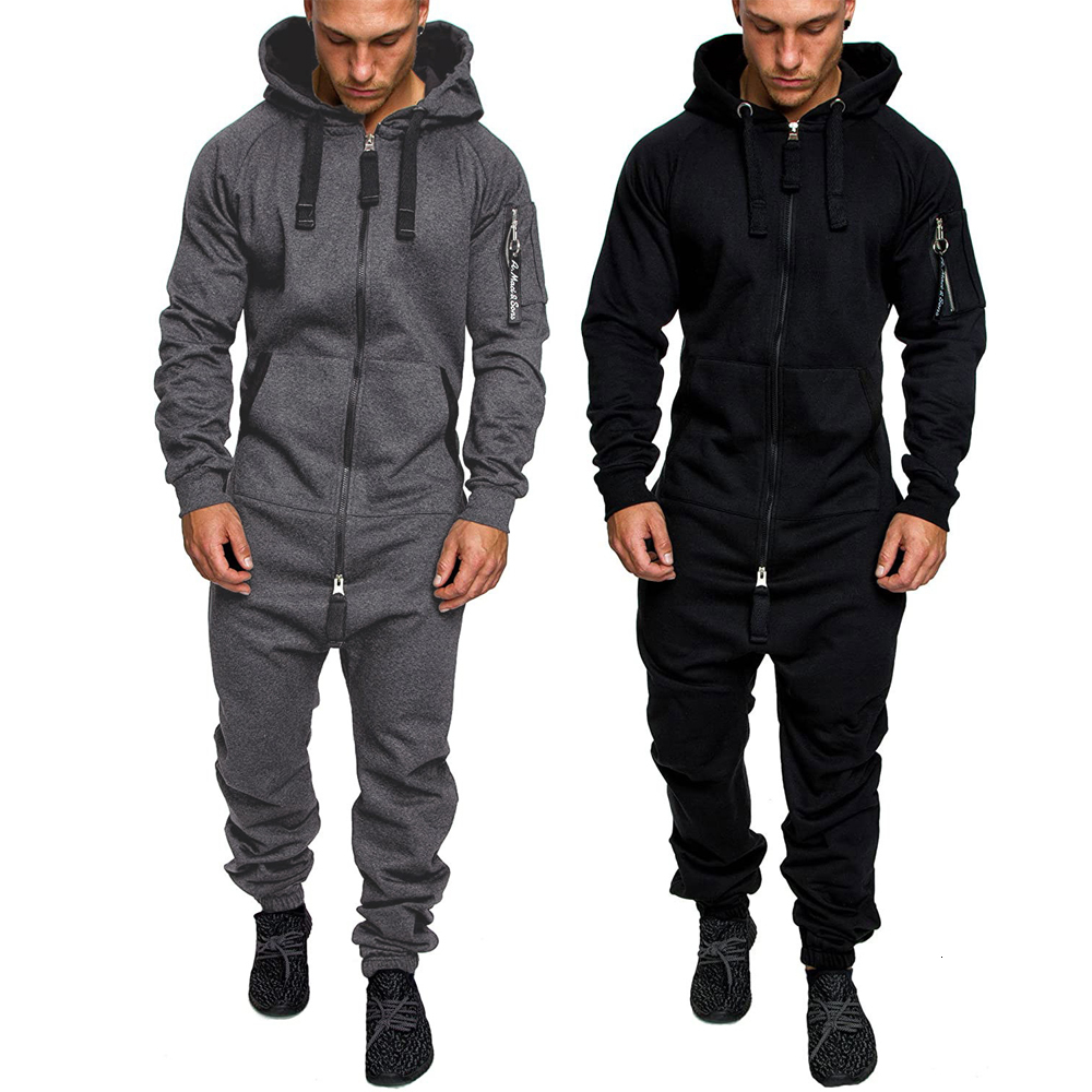 Men's Tracksuits Men Hooded Jumpsuit Autumn Camouflage Long Sleeve Zipper Rompers Fashion Fitting Casual Sports Fitness Clothes with Pockets 230413, Black
Men's Tracksuits Men Hooded Jumpsuit Autumn Camouflage Long Sleeve Zipper Rompers Fashion Fitting Casual Sports Fitness Clothes with Pockets 230413, Black
