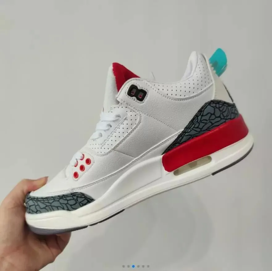 Jumpman 3 Katrina Men Women Basketball Shoes 3s Racer Fire Red White Cement UNC JTH Katrina Laser Mens Trainers Sports Sneakers 136064-116 4564
Jumpman 3 Katrina Men Women Basketball Shoes 3s Racer Fire Red White Cement UNC JTH Katrina Laser Mens Trainers Sports Sneakers 136064-116 4564