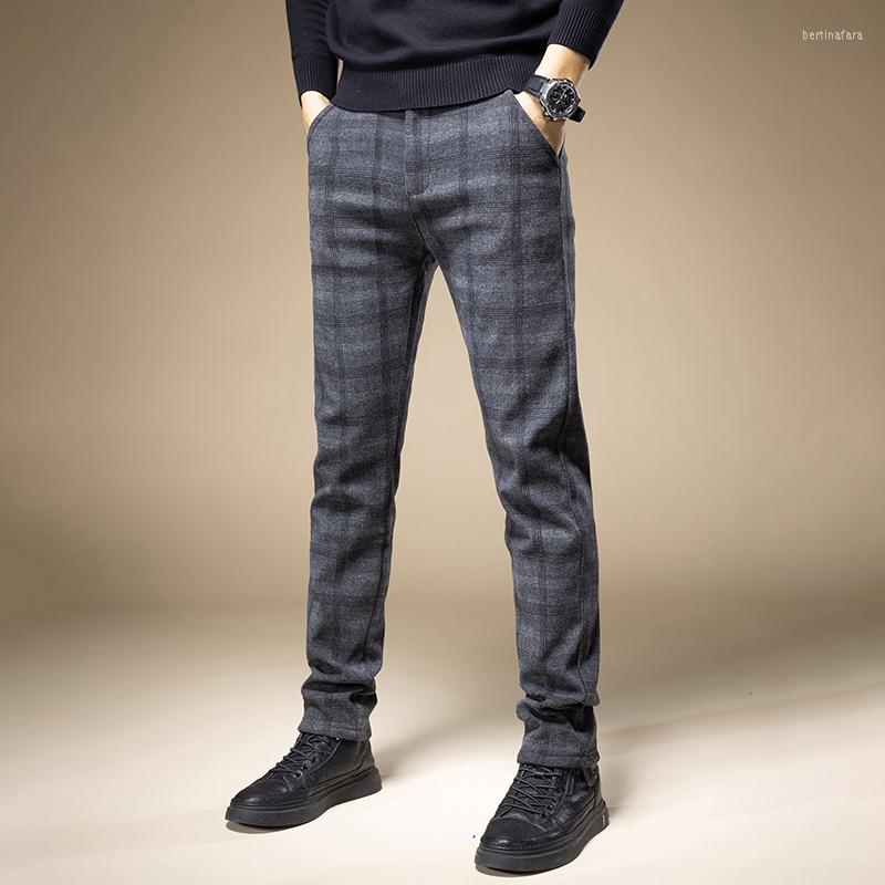 Men's Pants Spring Autumn Classic Plaid Work Stretch Men Cotton Business Straight Fit Grey Black Blue Korea Casual Trousers Male
Men's Pants Spring Autumn Classic Plaid Work Stretch Men Cotton Business Straight Fit Grey Black Blue Korea Casual Trousers Male