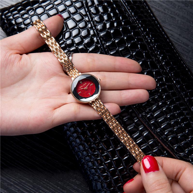 Wristwatches Luxury Women Bracelet Watches Diamond Starry Sky Rose Gold Simple Ladies Watch Women's Quartz Wristwatch Clock GiftWristwat, Red
Wristwatches Luxury Women Bracelet Watches Diamond Starry Sky Rose Gold Simple Ladies Watch Women's Quartz Wristwatch Clock GiftWristwat, Red