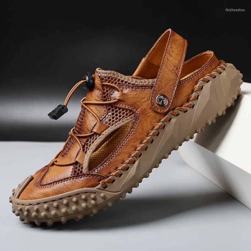 Sandals Summer Outdoor Slipper Genuine Leather Casual Sports Men Roman Trekking Beach Sandalias Male Breathable Sneakers, Gray
Sandals Summer Outdoor Slipper Genuine Leather Casual Sports Men Roman Trekking Beach Sandalias Male Breathable Sneakers, Gray