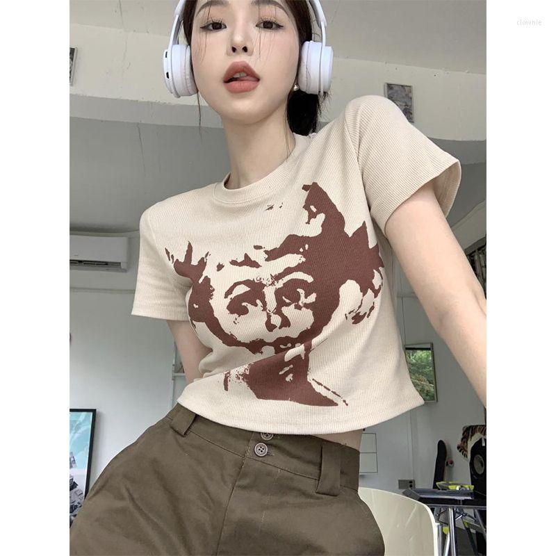 Women' T Shirts Deeptown Vintage Y2k Women T-shirts Graphic Crop Top Aesthetic Harajuku Streetwear Short Sleeve Tee Female Tshirt Korean, Photo
Women' T Shirts Deeptown Vintage Y2k Women T-shirts Graphic Crop Top Aesthetic Harajuku Streetwear Short Sleeve Tee Female Tshirt Korean, Photo