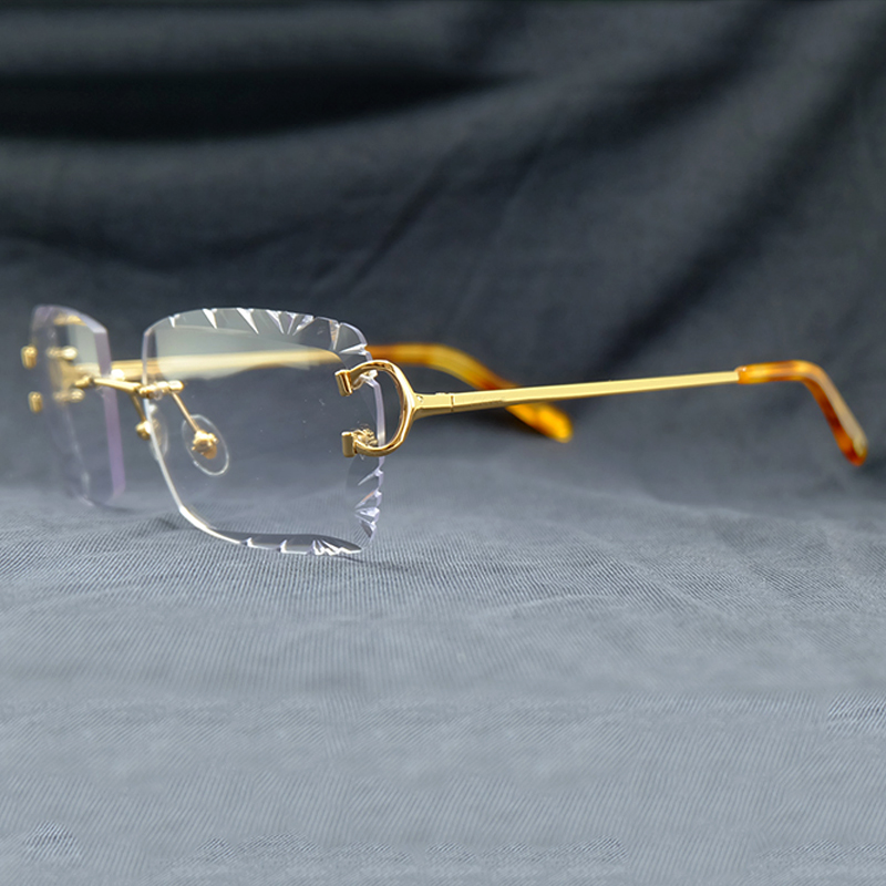 Y2K Diamond Cut Sunglasses Rimless Luxury Desinger Carter Sun Glasses Vintage Rimless Wire C Shades For Men And Women HipHop Lentes De Sol Mujer
Y2K Diamond Cut Sunglasses Rimless Luxury Desinger Carter Sun Glasses Vintage Rimless Wire C Shades For Men And Women HipHop Lentes De Sol Mujer