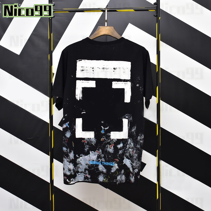 23ss New t shirt ink splash tie dye starry sky cotton letter print round neck loose and versatile men women short sleeved, #01
23ss New t shirt ink splash tie dye starry sky cotton letter print round neck loose and versatile men women short sleeved, #01