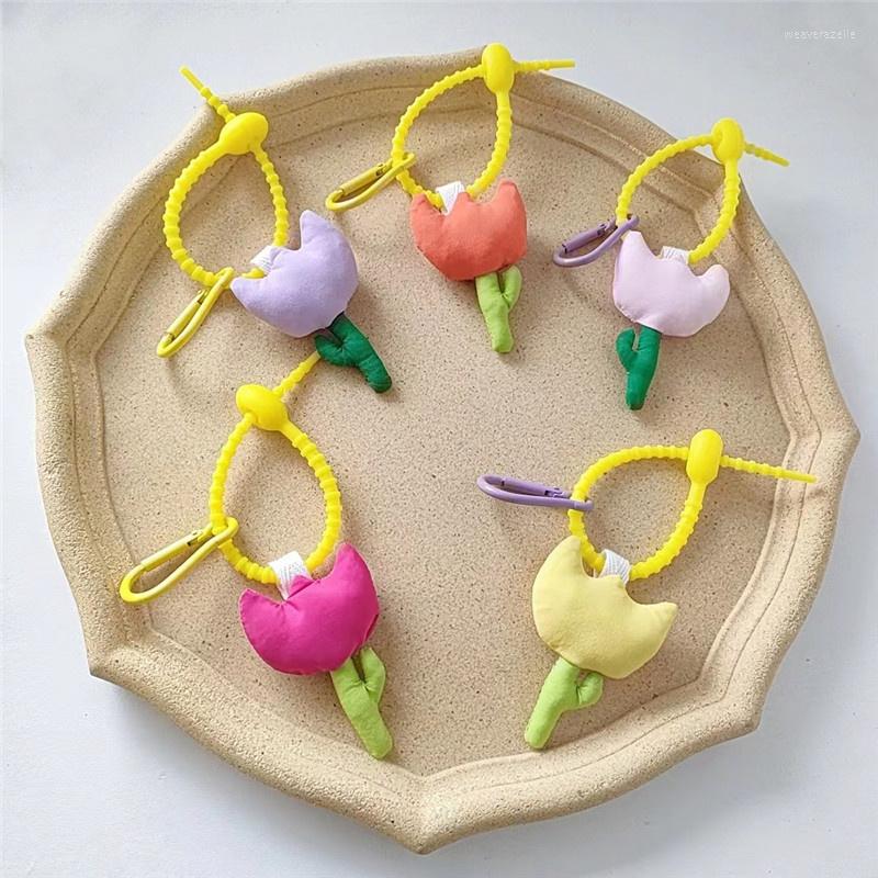 Keychains Tulip Keychain Cute Flower Bag Hanging Pendant On Backpack Charm Of Mobile Phone Individualization Couple Gift
Keychains Tulip Keychain Cute Flower Bag Hanging Pendant On Backpack Charm Of Mobile Phone Individualization Couple Gift
