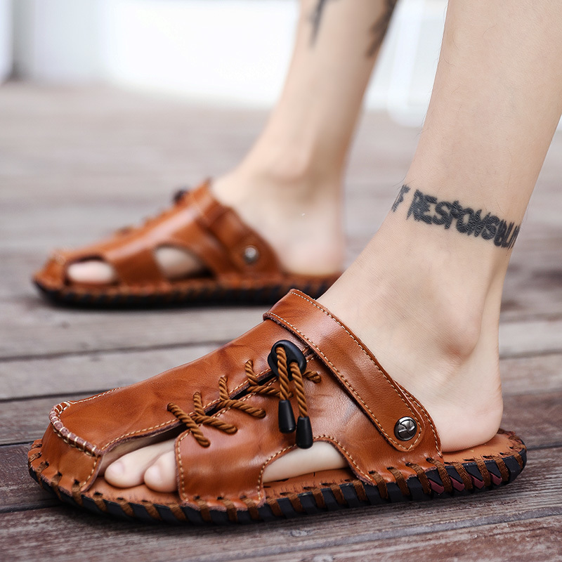 Sandals Summer Fashion Men Sandals Breathable Fishing Walking Trekking Beach Leather Leisure Casual Comfortable Outdoor Light 230413, Yellow brown
Sandals Summer Fashion Men Sandals Breathable Fishing Walking Trekking Beach Leather Leisure Casual Comfortable Outdoor Light 230413, Yellow brown