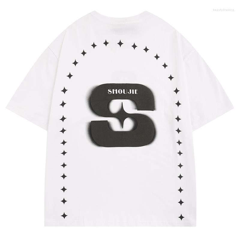 Men's T Shirts Men T-shirt Summer Clothing Casual Pullover Top Short Sleeve Harajuku Print Oversized Shirt, Beige
Men's T Shirts Men T-shirt Summer Clothing Casual Pullover Top Short Sleeve Harajuku Print Oversized Shirt, Beige