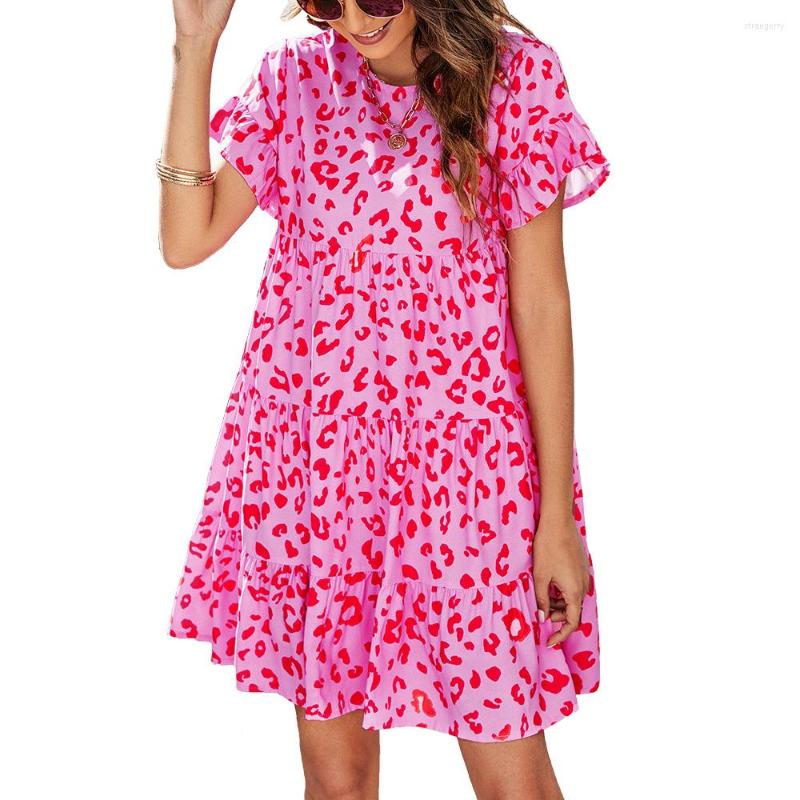Casual Dresses Women Summer 2023 Sexy O Neck Floral Print Boho Beach Dress Ruffle Short Sleeve A Line Mini Sundress Robe, Red
Casual Dresses Women Summer 2023 Sexy O Neck Floral Print Boho Beach Dress Ruffle Short Sleeve A Line Mini Sundress Robe, Red