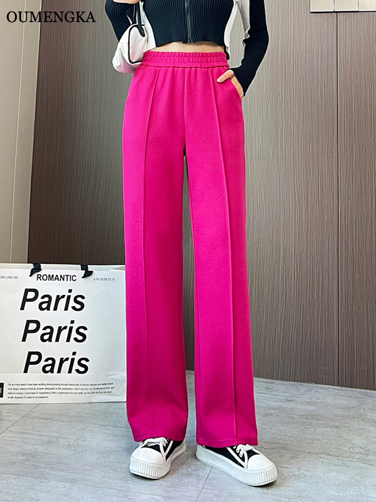 Women's Pants Capris Woman Cotton Twill Pants Autumn Winter Chic Fashion Casual Wear Vintage High Elastic Waist Female Long Trousers Mujer S-4XL 