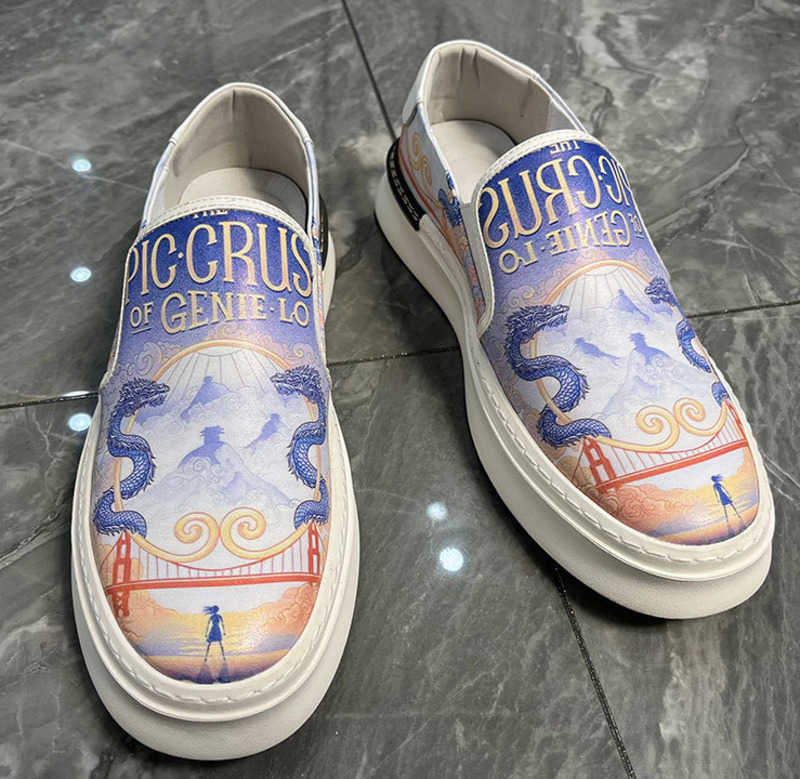 size 37-45 Blast street Men's Casual Shoes Printed totem Sneaker Flat Shoes First layer of cowhide Comfortable Sports Running Male Shoes men's Four seasons sneakers
size 37-45 Blast street Men's Casual Shoes Printed totem Sneaker Flat Shoes First layer of cowhide Comfortable Sports Running Male Shoes men's Four seasons sneakers