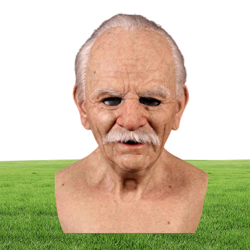 Supplies Other Event Party The Old Man039s Face Wigs Mask Halloween Fashion Cosplay Anime For Man With Eye Shield