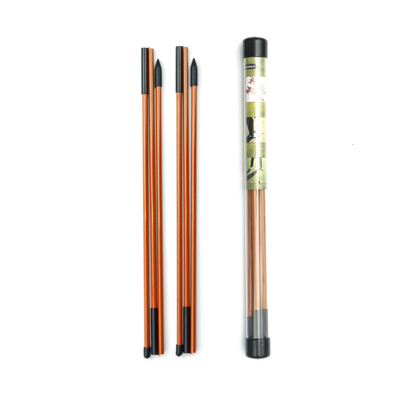 Other Golf Products 2Pcs 48quot; Alignment Stick Putting Training Aid To Improve Skills Ball Position Scores Swing Plane Orange Fiberglass 230413