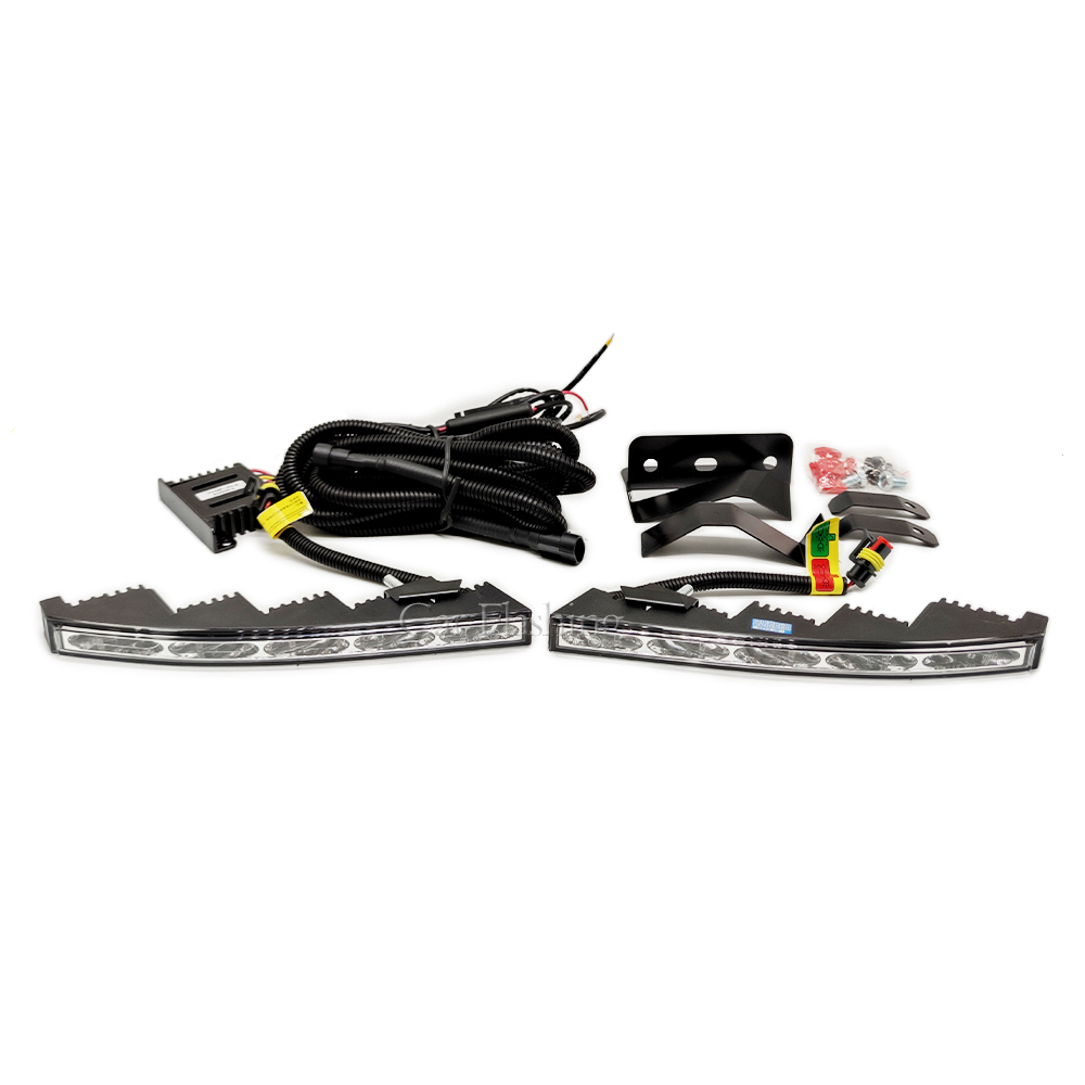 Car LED DRL Daylights For Toyota Land Cruiser FJ200 2008 2009 2010 2011 2012 2013 Daytime Running light Front Bumper Fog lamp