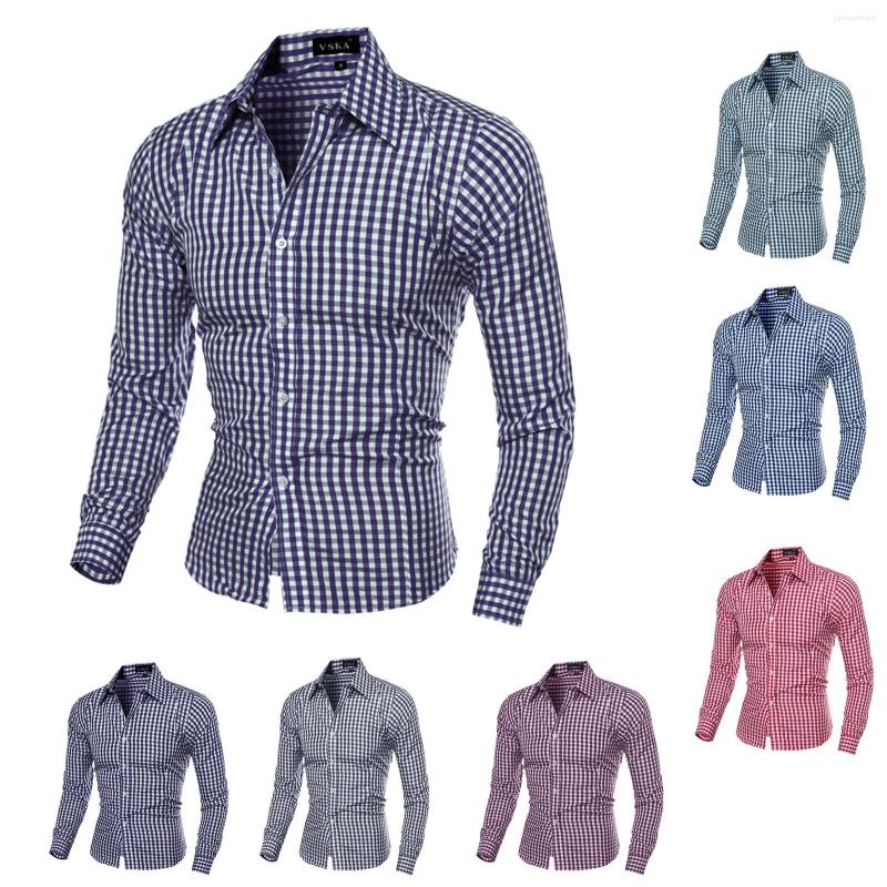 Men's Casual Shirts Men's Autumn And Winter Long-sleeved Plaid Self-Cultivation Shirt Top Blouse For Men Fasion, Red
Men's Casual Shirts Men's Autumn And Winter Long-sleeved Plaid Self-Cultivation Shirt Top Blouse For Men Fasion, Red