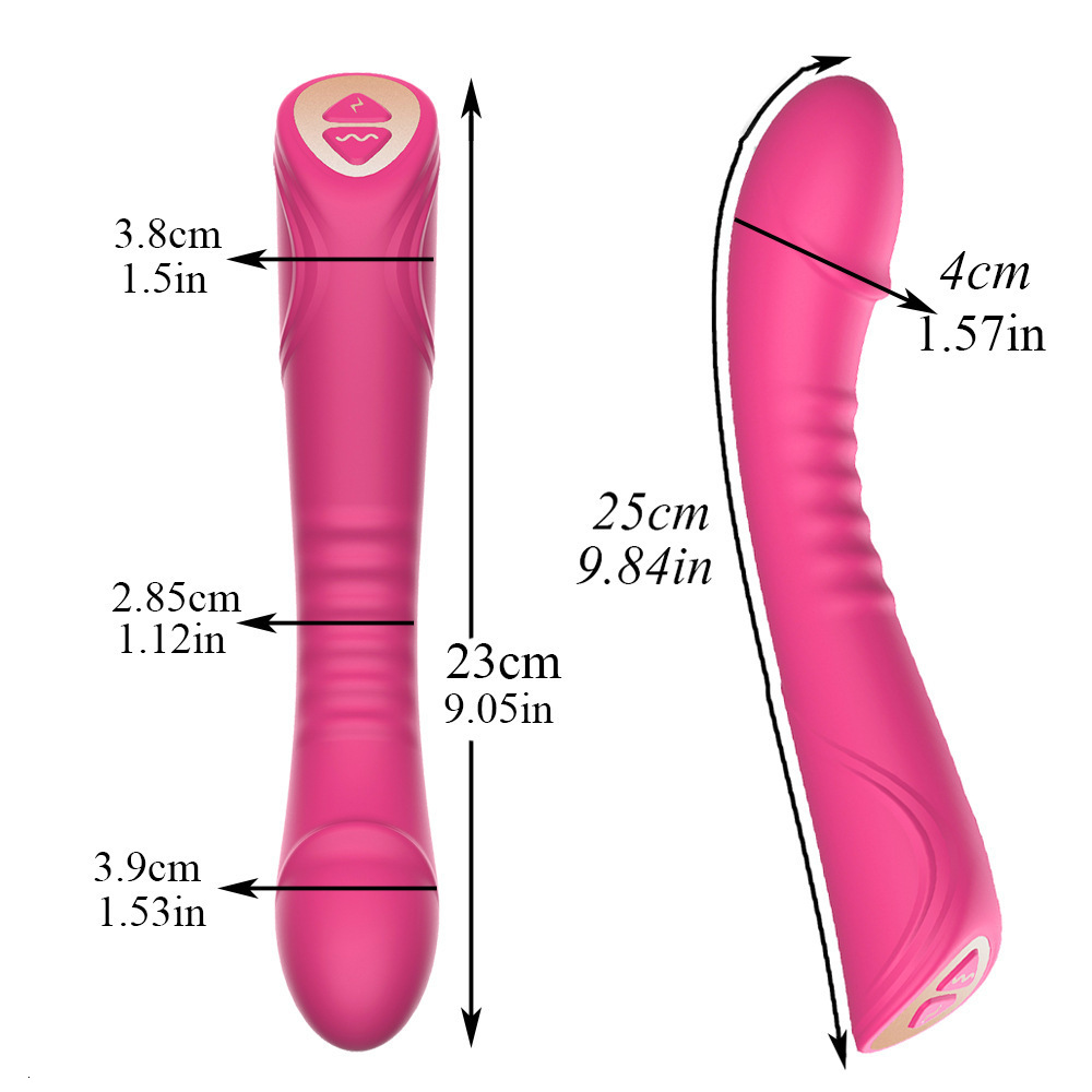 Vibrators dildo10 mode single head vibrator female sex toys silicone strong shock AV stick masturbation instruments soft massage stick 230413