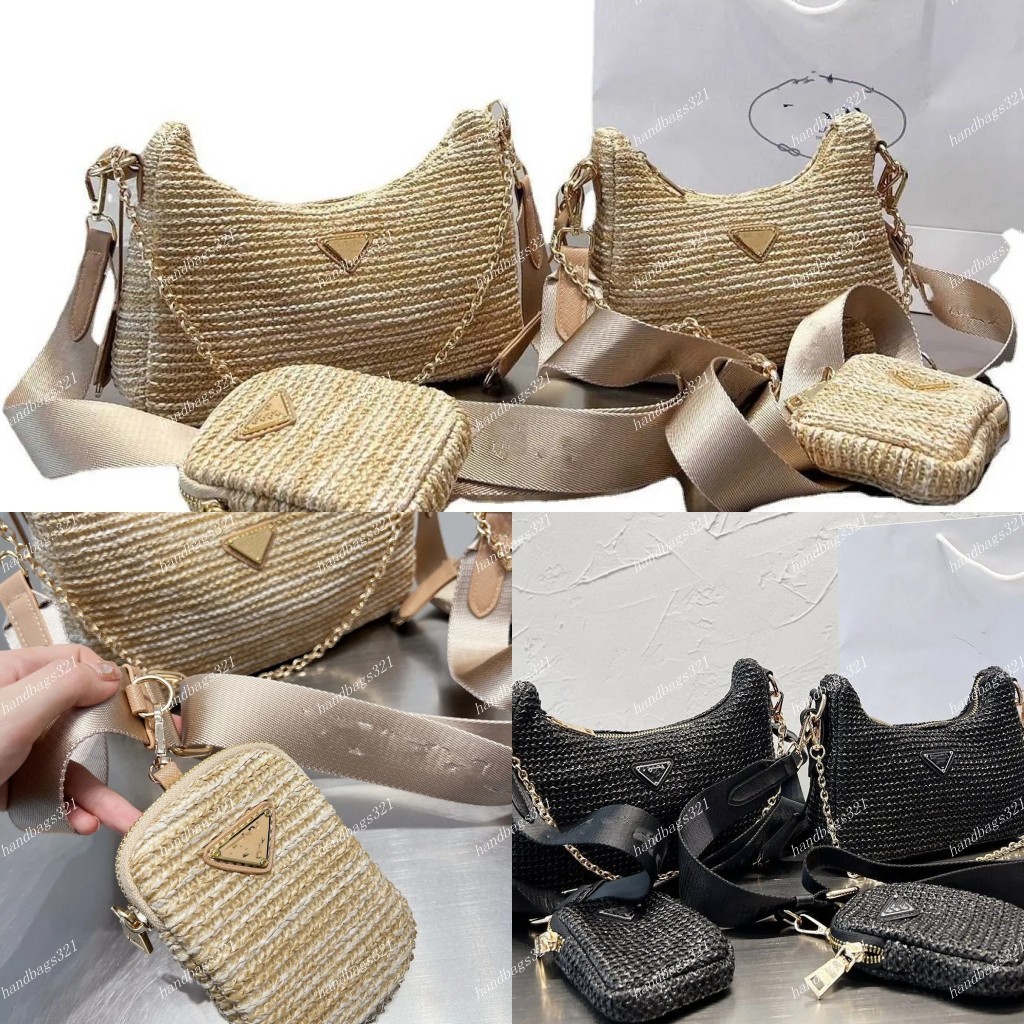 Designer Re-Edition 2005 raffia Women Shoulder Bag Leather Handbags Purses hobo Luxury Cross Body Bags Handbag Purse tote bags, 1#
Designer Re-Edition 2005 raffia Women Shoulder Bag Leather Handbags Purses hobo Luxury Cross Body Bags Handbag Purse tote bags, 1#