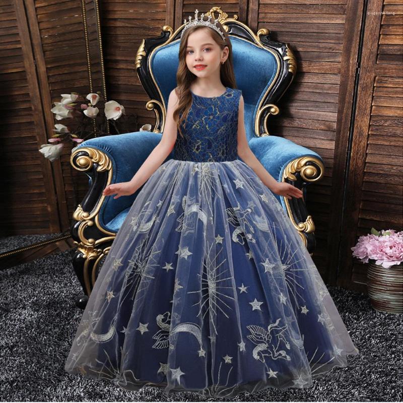 Girl Dresses Kids Sleeveless Embroidered Dress For Flower Wedding 4-14 Y Teen Prom Evening Birthday Party Christmas Costume, Blue
Girl Dresses Kids Sleeveless Embroidered Dress For Flower Wedding 4-14 Y Teen Prom Evening Birthday Party Christmas Costume, Blue