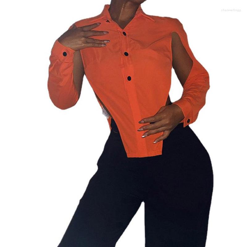 Women' Blouses Deeptown Sexy Hollow Out Women Crop Shirts Streetwear White Green Asymmetrical Tunics Slim Long Sleeve Top Vintage Chic, Orange
Women' Blouses Deeptown Sexy Hollow Out Women Crop Shirts Streetwear White Green Asymmetrical Tunics Slim Long Sleeve Top Vintage Chic, Orange