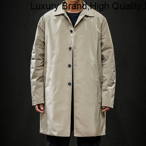 Men's Trench Coats Oversized M5XL Jackets Spring Single Breasted MediumLong Male Khaki Coat Windbreaker Overcoat 230413
Men's Trench Coats Oversized M5XL Jackets Spring Single Breasted MediumLong Male Khaki Coat Windbreaker Overcoat 230413