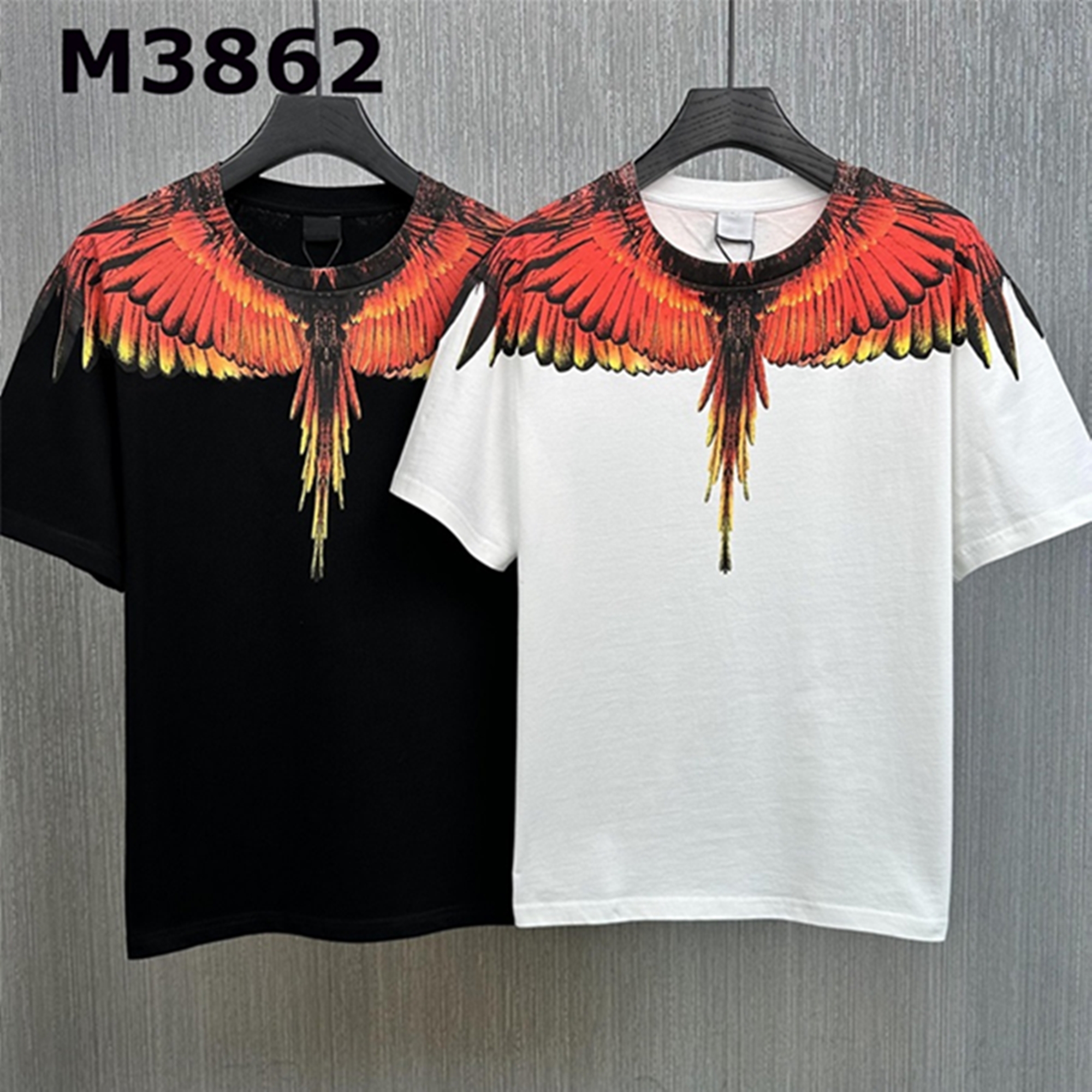 Cotton men's and women's t shirt New black and white men's t-shirt Fashion casual print style M-3XL summer European and American short sleeved shirt LB3862