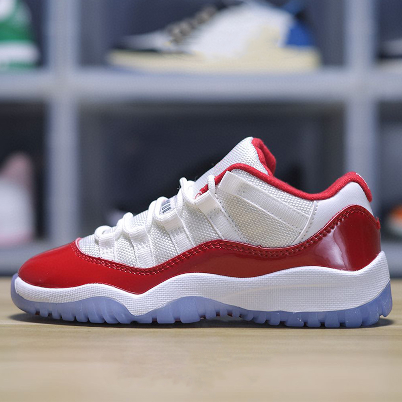 Jumpman 11 Cherry Low kids shoes 11s black boys grey sneaker designer basketball trainers baby kid youth toddler infants children boy girl big, As photo 3
Jumpman 11 Cherry Low kids shoes 11s black boys grey sneaker designer basketball trainers baby kid youth toddler infants children boy girl big, As photo 3