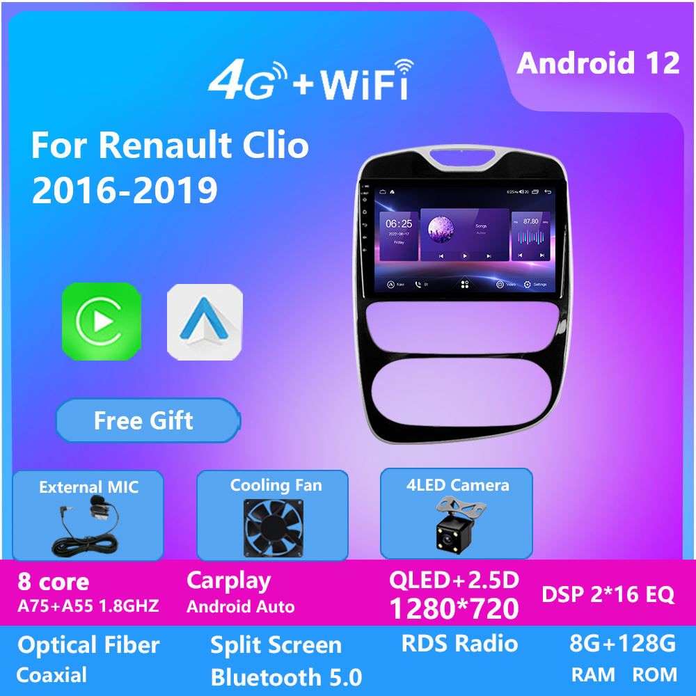 Android Video Car Stereo Double Din Touch Screen 2 Din Car Radio for Renault Clio 2016-2019 Autoradio GPS Navigation WIFI BT FM RDS
Android Video Car Stereo Double Din Touch Screen 2 Din Car Radio for Renault Clio 2016-2019 Autoradio GPS Navigation WIFI BT FM RDS