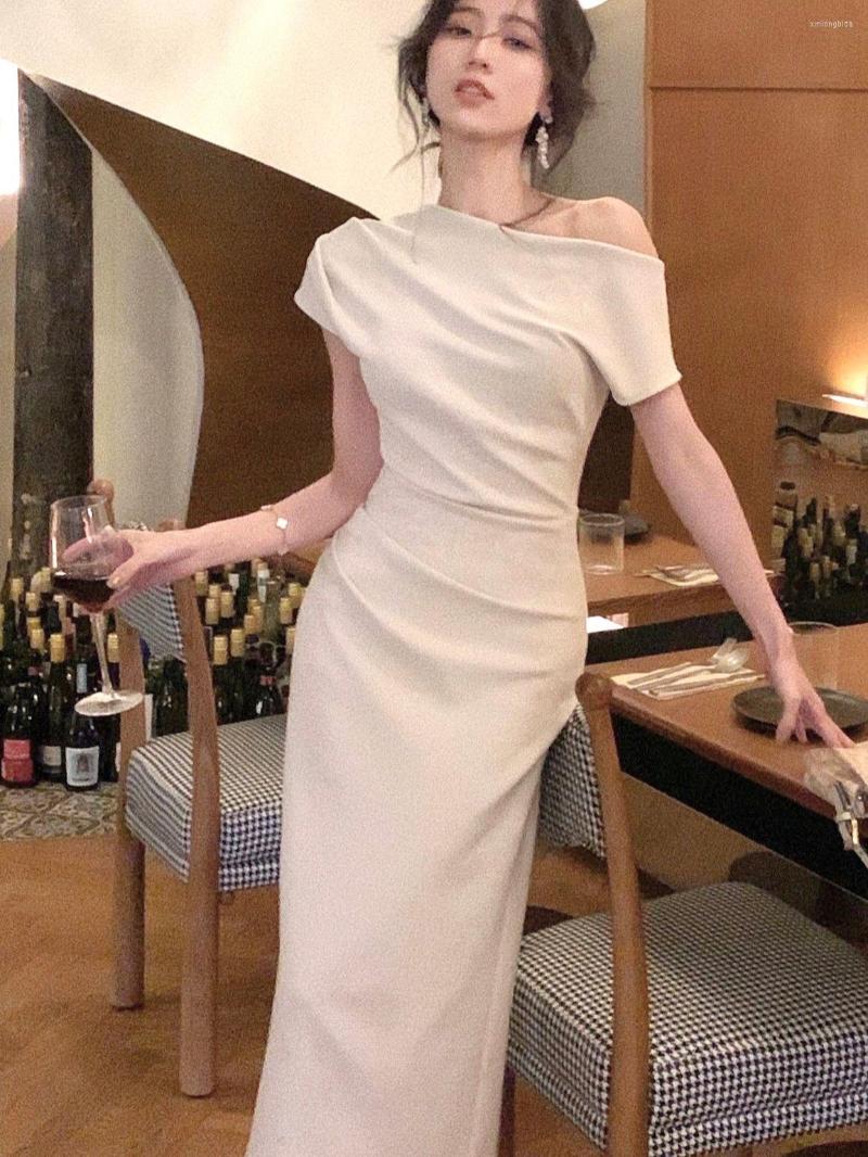 Casual Dresses Women Elegant Long Dress Summer Fashion Off Shoulder Chic Bodycon Evening Party Korean One Piece Clothing 2023, Beige
Casual Dresses Women Elegant Long Dress Summer Fashion Off Shoulder Chic Bodycon Evening Party Korean One Piece Clothing 2023, Beige