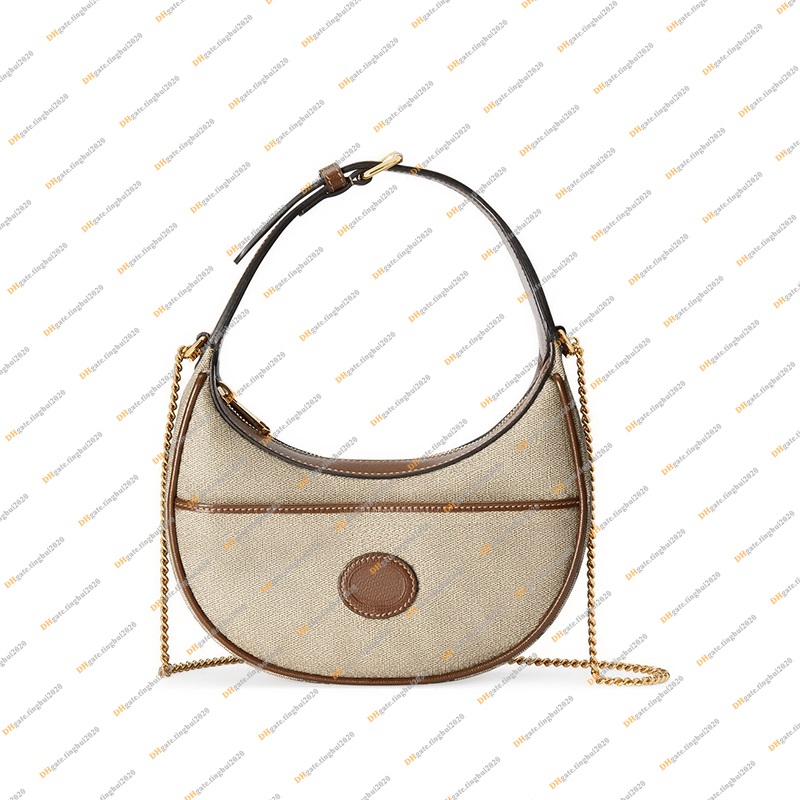 Ladies Fashion Casual Designer Luxury Half Moon Shape Mini Chain Bag Handbag TOTE Shoulder Bags Cross body Messenger Bag TOP Mirror Quality 726843 Purse, Brown & beige 1 / with dust bag
Ladies Fashion Casual Designer Luxury Half Moon Shape Mini Chain Bag Handbag TOTE Shoulder Bags Cross body Messenger Bag TOP Mirror Quality 726843 Purse, Brown & beige 1 / with dust bag