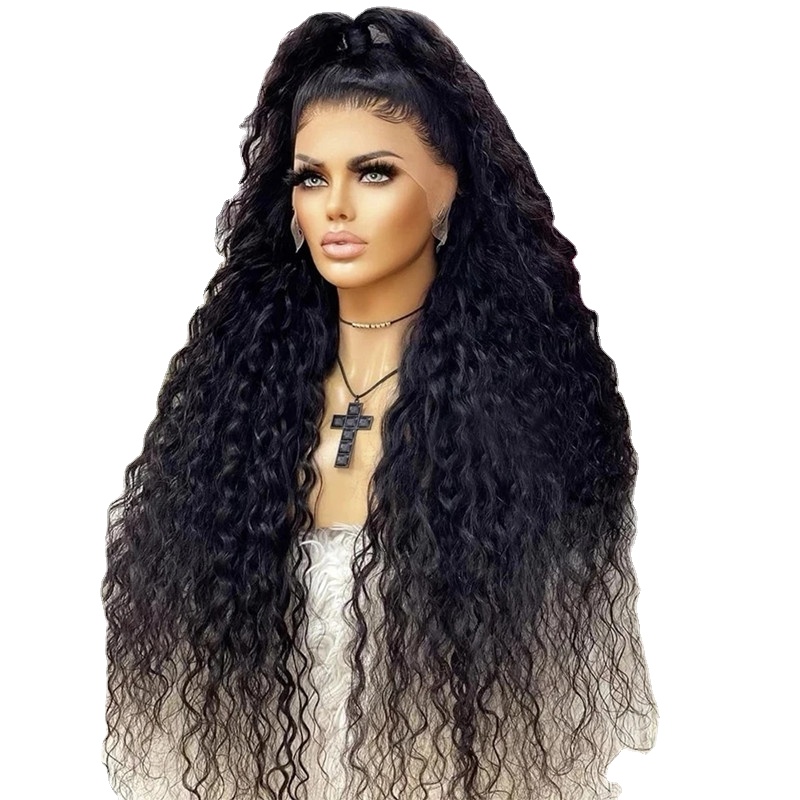 Curly Lace Front Wig Hot Selling Black Preplucked 26 Inches Long 180%Density Glueless Kinky Curly with BabyHair Heat Temperature Daily Cosplay Wig
Curly Lace Front Wig Hot Selling Black Preplucked 26 Inches Long 180%Density Glueless Kinky Curly with BabyHair Heat Temperature Daily Cosplay Wig