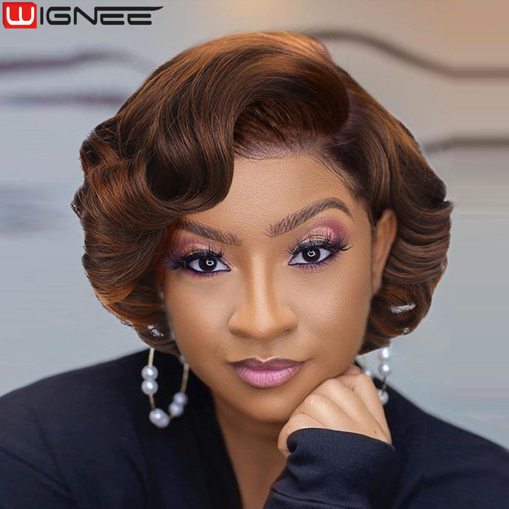 Cosplay Wigs Wignee Body Wave Short Wig Brown Color Synthetic Hair Wigs For Women Side Part Wigs On Sale Clearance Cosplay Wig Daily Use 230413, 4 30
Cosplay Wigs Wignee Body Wave Short Wig Brown Color Synthetic Hair Wigs For Women Side Part Wigs On Sale Clearance Cosplay Wig Daily Use 230413, 4 30