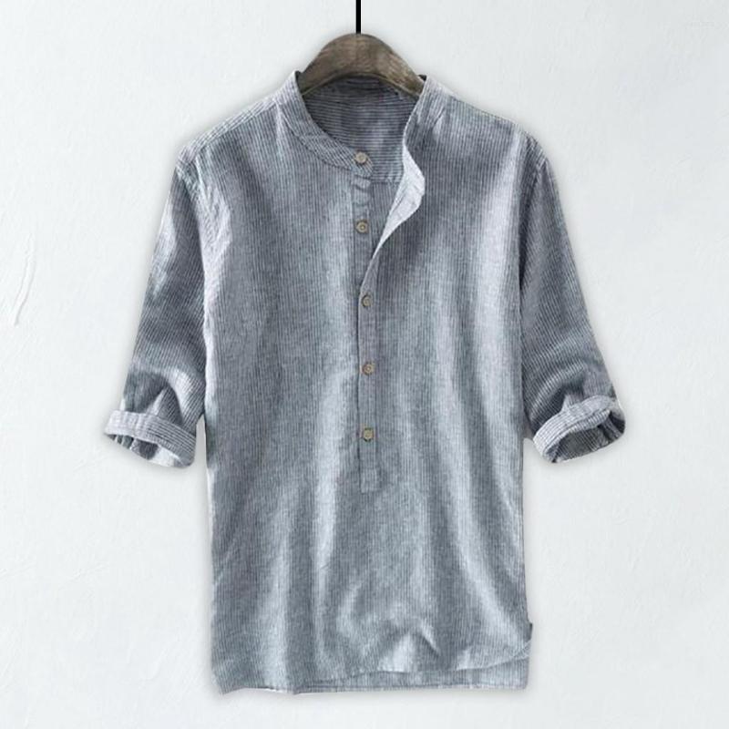 Men's Casual Shirts Men Cotton Linen Stand Collar Short Sleeve Men's Baggy Slim Solid Retro Mens Pullover Tops Blouse, Blue
Men's Casual Shirts Men Cotton Linen Stand Collar Short Sleeve Men's Baggy Slim Solid Retro Mens Pullover Tops Blouse, Blue