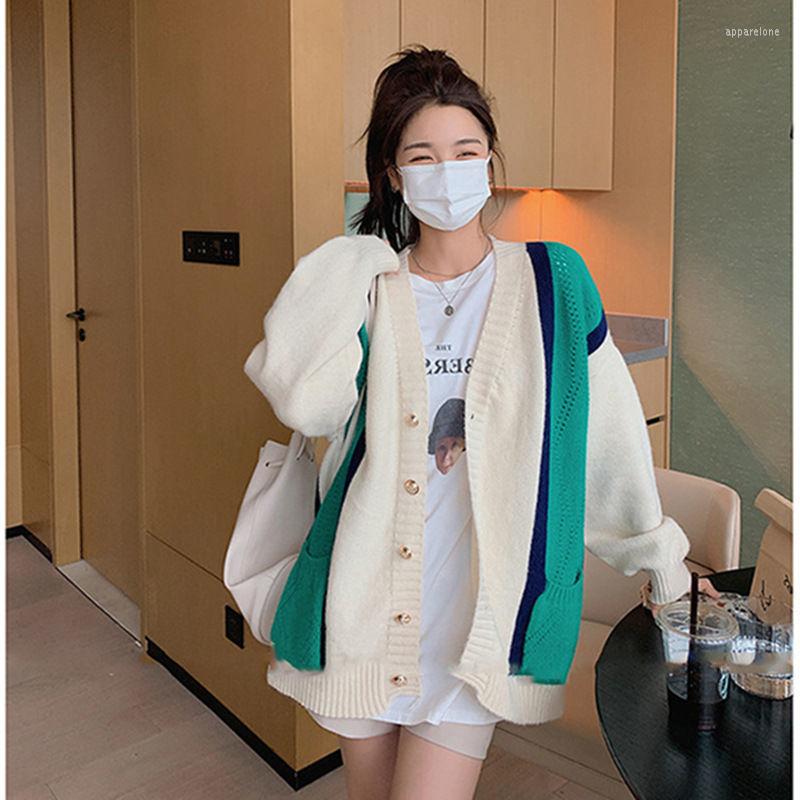 Women's Knits Spring And Autumn Knitted Cardigan Sweater Coat Women's Korean Fashion Leisure Loose Commuter Lady, Green
Women's Knits Spring And Autumn Knitted Cardigan Sweater Coat Women's Korean Fashion Leisure Loose Commuter Lady, Green