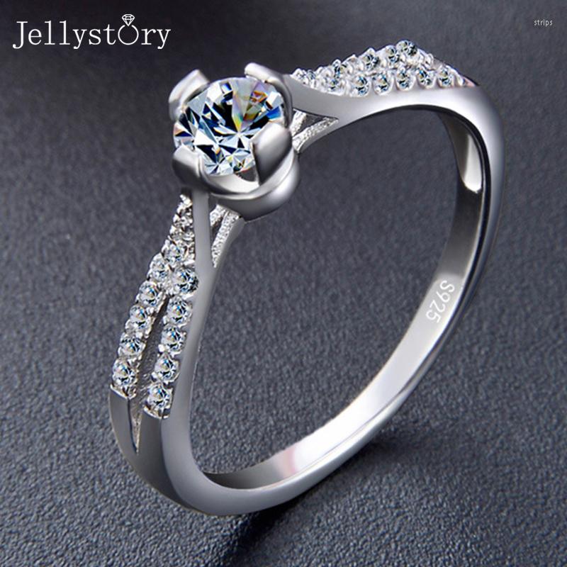 Cluster Rings Jellystoey Women Fashion Ring For Wedding Engagement Jewelry 925 Sterling Silver Korean Style Simple Gift Wholesale
Cluster Rings Jellystoey Women Fashion Ring For Wedding Engagement Jewelry 925 Sterling Silver Korean Style Simple Gift Wholesale