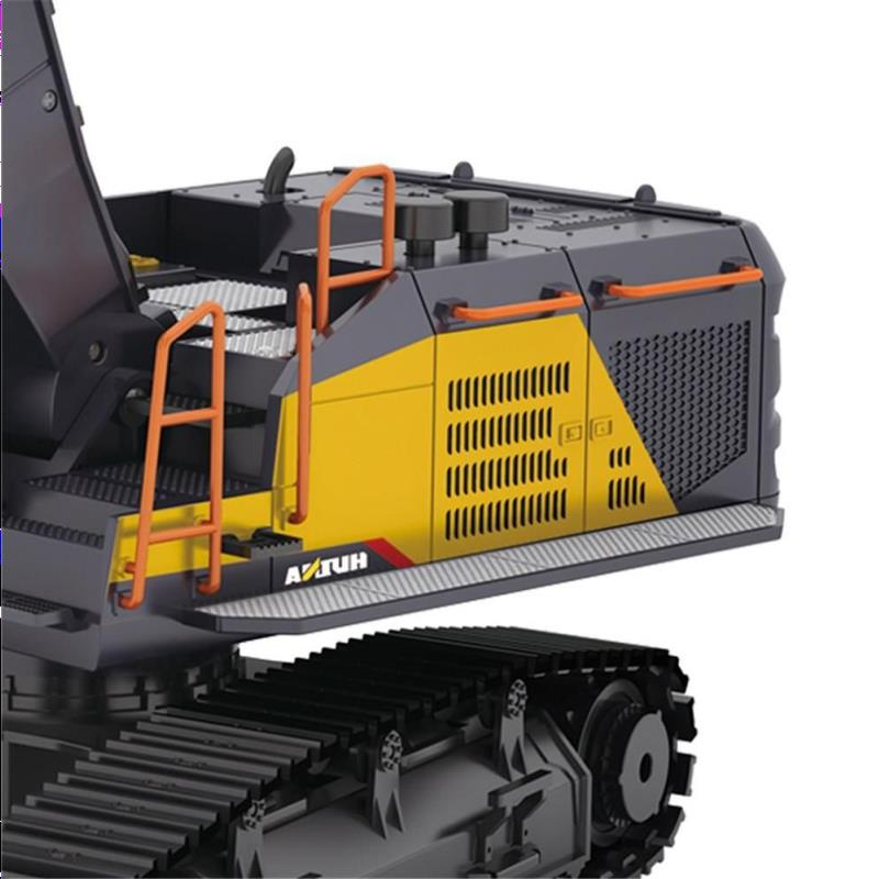 Freeshipping HuiNa 1:14 1592 RC Alloy Excavator 22CH Big RC Trucks Simulation Excavator Remote Control Vehicle Toy for Boys Itjik