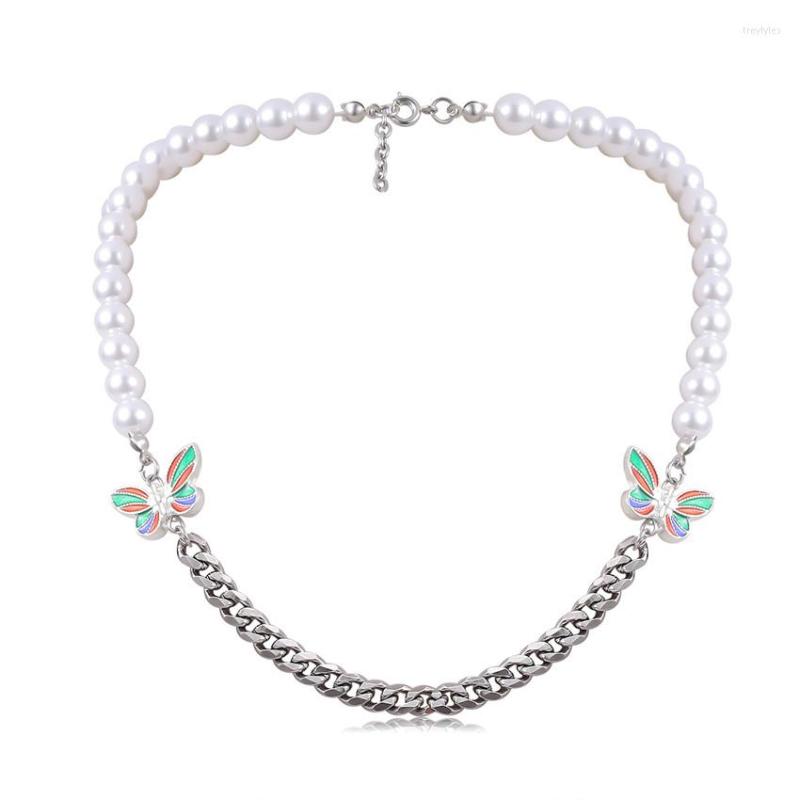 Chains 2023 Europe And America Style Pearl Stainless Steel Chain Men Women To Act The Role Of Simple Collarbone Butterfly Necklace
Chains 2023 Europe And America Style Pearl Stainless Steel Chain Men Women To Act The Role Of Simple Collarbone Butterfly Necklace