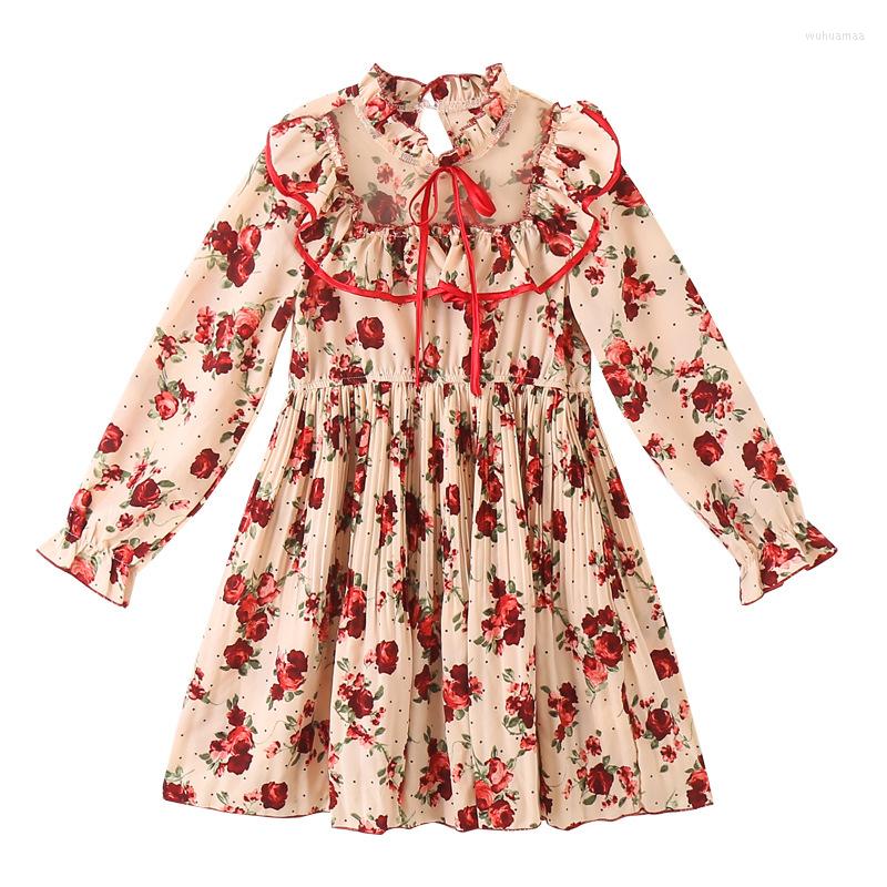 Girl Dresses Kids Baby Girls Chiffon Dress Vintage Floral Long Sleeve Main Pleated For Spring Fashion Clothes Children Costumes, Picture shown
Girl Dresses Kids Baby Girls Chiffon Dress Vintage Floral Long Sleeve Main Pleated For Spring Fashion Clothes Children Costumes, Picture shown