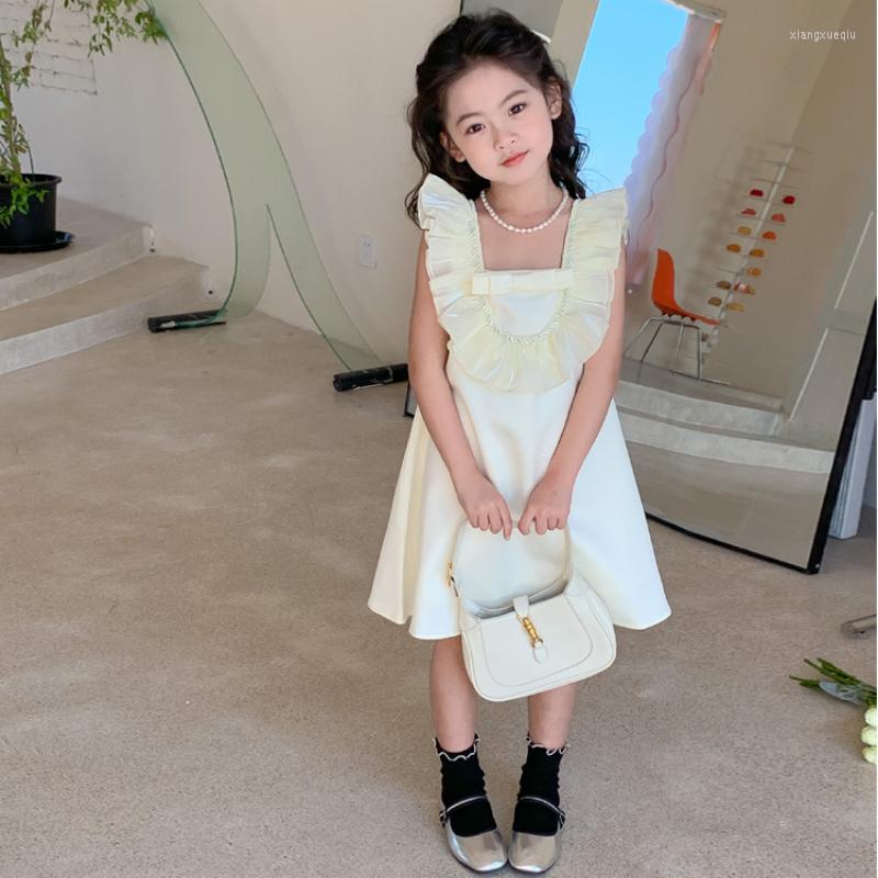 Girl Dresses 2023 Summer Kids Dress Fashion Mesh Pacthwork Flying Sleeve Princess Girls Casual Party, Champagne
Girl Dresses 2023 Summer Kids Dress Fashion Mesh Pacthwork Flying Sleeve Princess Girls Casual Party, Champagne