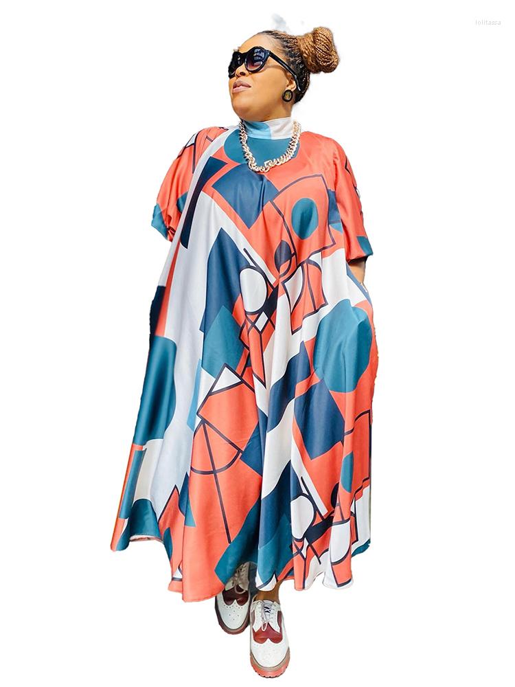 Plus Size Dresses 5XL Dress Women Puff Sleeve Stand Collar Robes Fashion Print Streetwear Loose Casual Oversize Long Vestidos, Multi
Plus Size Dresses 5XL Dress Women Puff Sleeve Stand Collar Robes Fashion Print Streetwear Loose Casual Oversize Long Vestidos, Multi