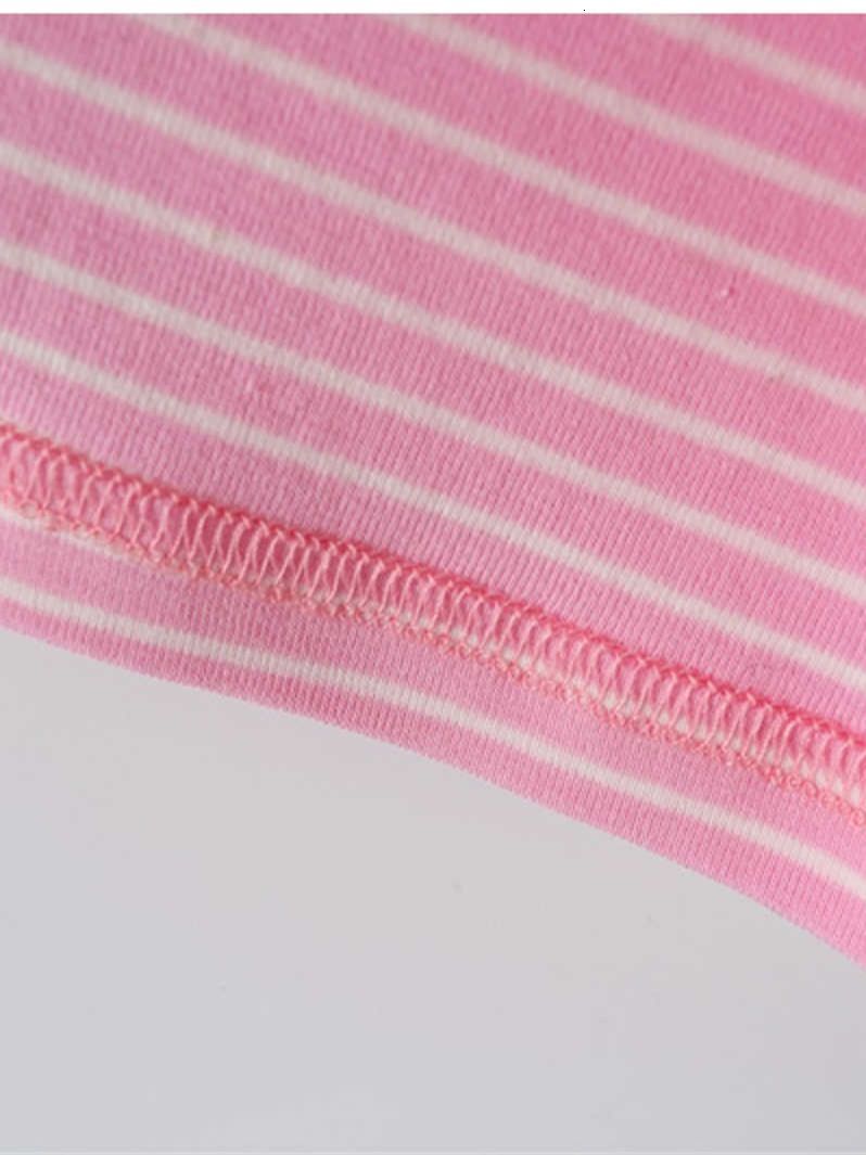 Camisoles Tanks PUWD Casual Women Pink Striped Print Soft Cotton Tank Summer Fashion Ladies Vintage Slim Short Tops Female Chic Crop Top 230413