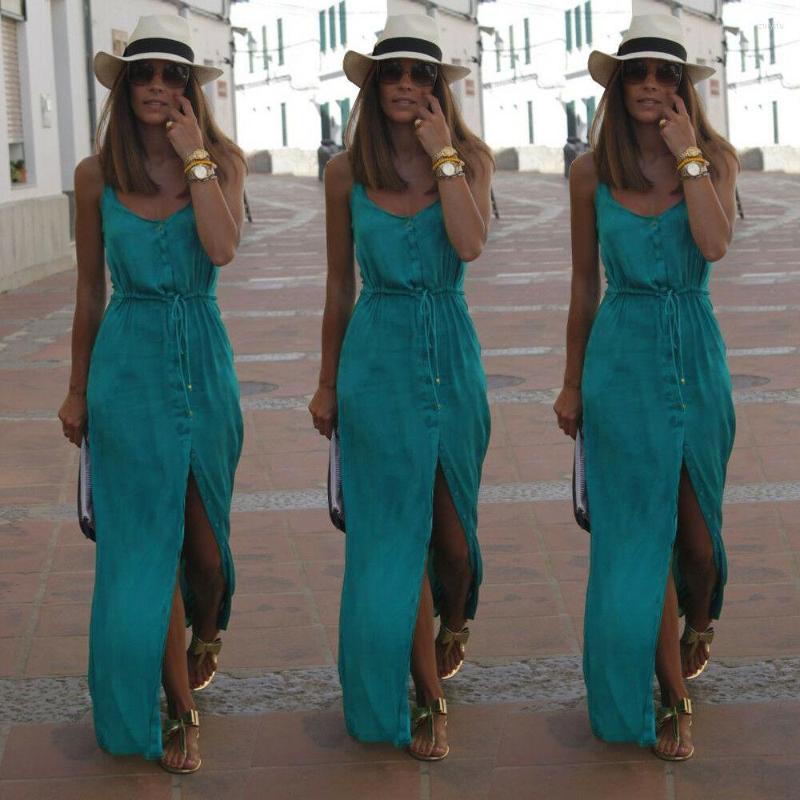 Casual Dresses 2023 Est Sexy Women Summer Chiffon Long Maxi BOHO Evening Party Solid Dress Beach Sundress, Picture shown
Casual Dresses 2023 Est Sexy Women Summer Chiffon Long Maxi BOHO Evening Party Solid Dress Beach Sundress, Picture shown