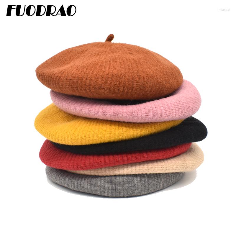 Berets FUODRAO Women Beret Hat For Winter Knitted Wool Hats Good Quality Solid Color Beanie Fashion Girls A10, Black
Berets FUODRAO Women Beret Hat For Winter Knitted Wool Hats Good Quality Solid Color Beanie Fashion Girls A10, Black