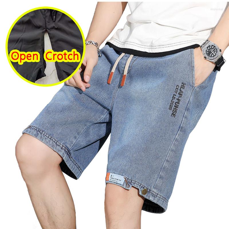 Men' Jeans Man Open Crotch Sexy Shorts Gay Pants Knee Length Pocket Crotchess Trousers Hidden Zipper Short Clubwear Summer Costume, Blue
Men' Jeans Man Open Crotch Sexy Shorts Gay Pants Knee Length Pocket Crotchess Trousers Hidden Zipper Short Clubwear Summer Costume, Blue