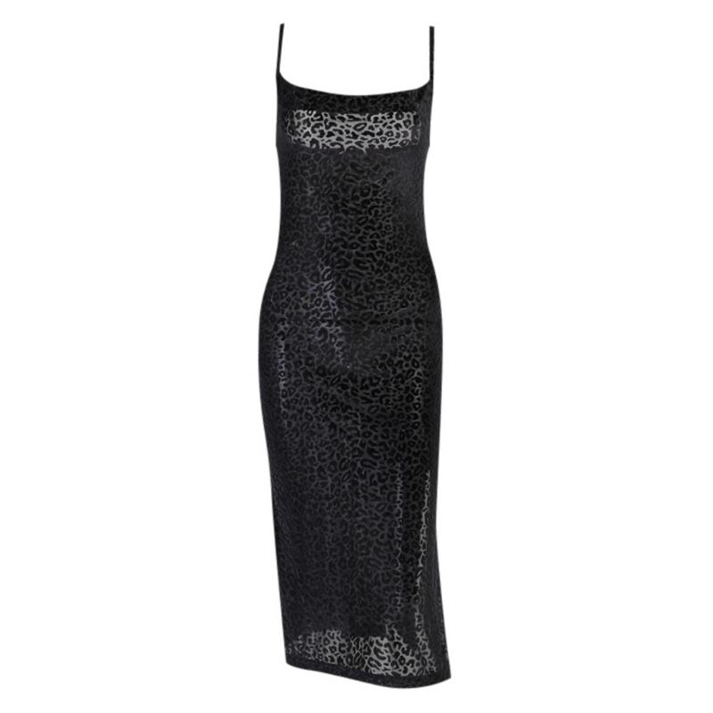 Casual Dresses Black Leopard Print Slim Sling Dress Sexy Streetwear Sleeveless Chic Women Party All-match Summer Daily Wearing Y1AC
Casual Dresses Black Leopard Print Slim Sling Dress Sexy Streetwear Sleeveless Chic Women Party All-match Summer Daily Wearing Y1AC