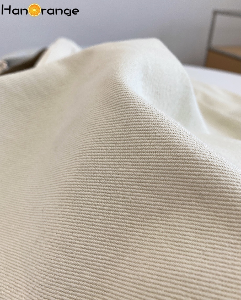 Women's Pants Capris HanOrange Floor Mopping Trousers Women Wide Leg Pants Cotton Casual Spring Autumn Simple Wide High Waist Milk White / Brown 