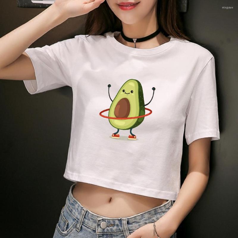 Women' T Shirts Cotton Shirt Women Funny Kawaii Avocado Print Tshirt Fashion 2023 Sexy Crop Top Female Korean Harajuku Summer Casual, White
Women' T Shirts Cotton Shirt Women Funny Kawaii Avocado Print Tshirt Fashion 2023 Sexy Crop Top Female Korean Harajuku Summer Casual, White