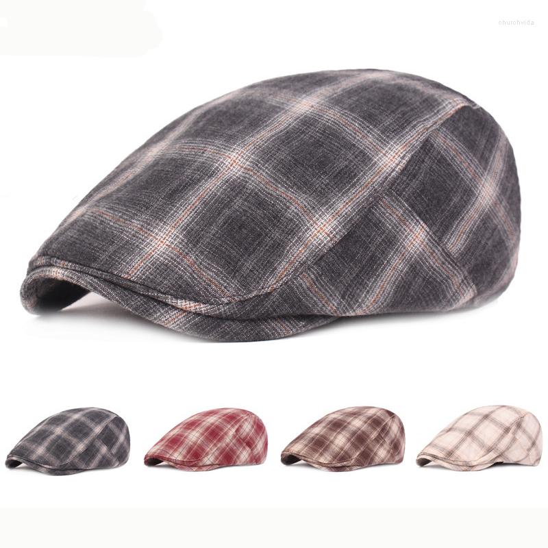 Berets HT2382 Spring Summer Men Women Cap Hat Beret Vintage Plaid Ivy Sboy Flat Retro Artist Painter Sun, Red
Berets HT2382 Spring Summer Men Women Cap Hat Beret Vintage Plaid Ivy Sboy Flat Retro Artist Painter Sun, Red