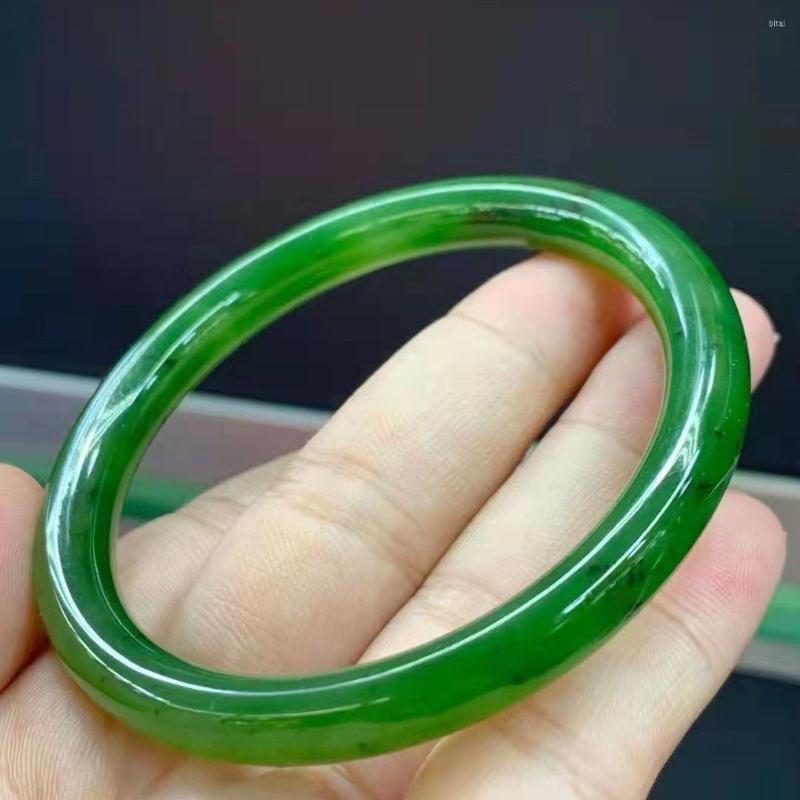 Bangle Exquisite Jewelry Top Natural An Jasper Authentic Bangles A Class Hand Polished Bracelet Women's Green Real Jade
Bangle Exquisite Jewelry Top Natural An Jasper Authentic Bangles A Class Hand Polished Bracelet Women's Green Real Jade