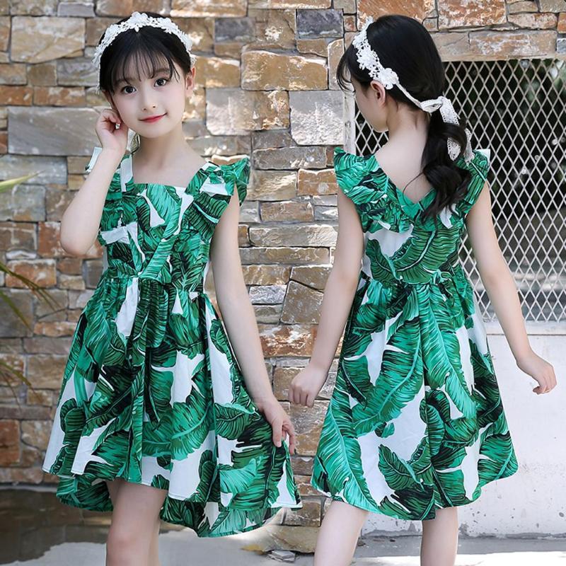 Girl Dresses 4-12 Years Children Green Leaf Printing Dress Clothes Girls Summer Sleeveless Ruched Outfits Kids Clothing
Girl Dresses 4-12 Years Children Green Leaf Printing Dress Clothes Girls Summer Sleeveless Ruched Outfits Kids Clothing