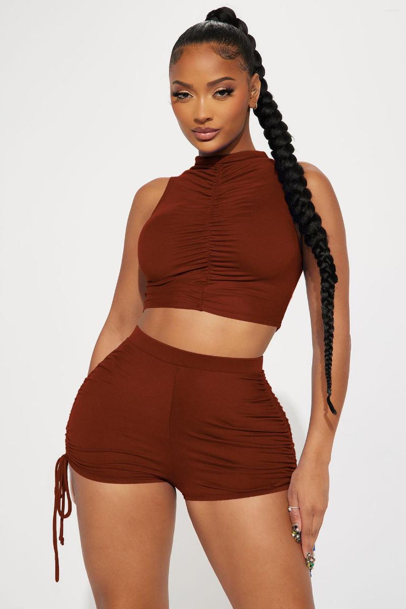 Women' Tracksuits 2023 Women' Fashion Casual Drawstring Solid Color Two-Piece Suit Sleeveless Short Top Pants Clothing, Black
Women' Tracksuits 2023 Women' Fashion Casual Drawstring Solid Color Two-Piece Suit Sleeveless Short Top Pants Clothing, Black
